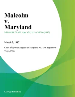 malcolm v. maryland imagen de la portada del libro