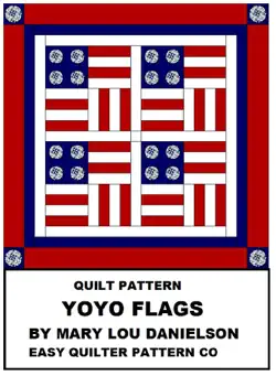 quilt pattern - yo-yo flags imagen de la portada del libro
