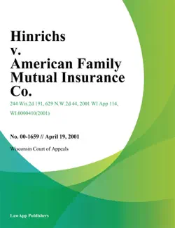 hinrichs v. american family mutual insurance co. book cover image