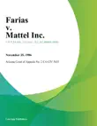 Farias v. Mattel Inc. sinopsis y comentarios