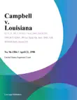 Campbell v. Louisiana synopsis, comments