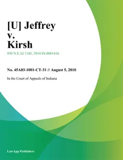 jeffrey v. kirsh imagen de la portada del libro