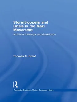 stormtroopers and crisis in the nazi movement book cover image