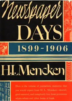 newspaper days book cover image