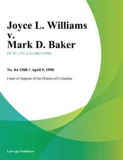 joyce l. williams v. mark d. baker book cover image