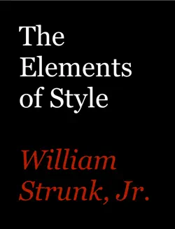 elements of style imagen de la portada del libro
