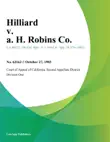 Hilliard v. A. H. Robins Co. synopsis, comments