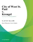 City of West St. Paul v. Krengel synopsis, comments