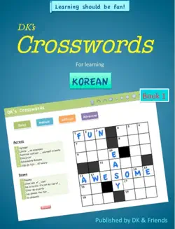 dk’s crosswords for learning korean book cover image