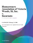 Homeowners Association of Victoria Woods, III, Inc. v. Incarnato sinopsis y comentarios