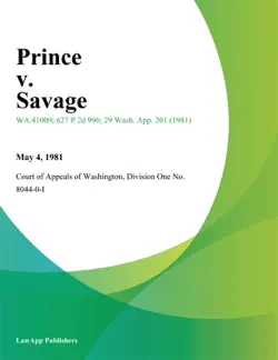 prince v. savage book cover image