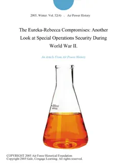 the eureka-rebecca compromises: another look at special operations security during world war ii. imagen de la portada del libro