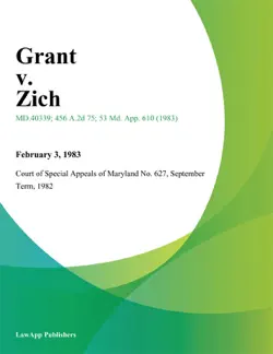 grant v. zich book cover image