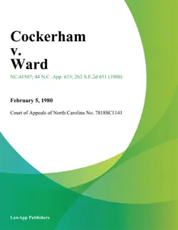 cockerham v. ward book cover image