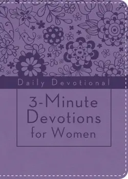 3-minute devotions for women: daily devotional (purple) book cover image