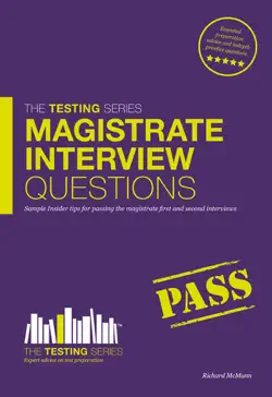 magistrate interview questions book cover image