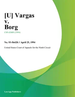 vargas v. borg imagen de la portada del libro