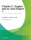Charles C. Englert and Jo Ann Englert v. synopsis, comments