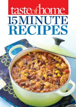 taste of home 15-minute recipes book cover image
