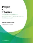 People v. Thomas synopsis, comments