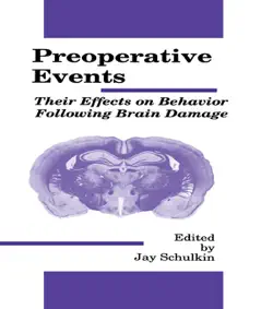 preoperative events imagen de la portada del libro
