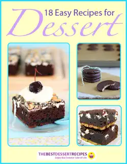18 easy recipes for dessert book cover image