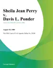 Sheila Jean Perry v. Davis L. Ponder synopsis, comments