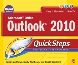 microsoft office outlook 2010 quicksteps book cover image