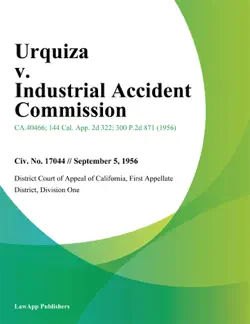 urquiza v. industrial accident commission book cover image