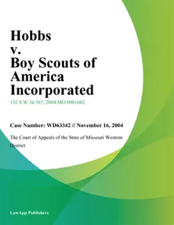 hobbs v. boy scouts of america incorporated book cover image