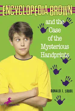 encyclopedia brown and the case of the mysterious handprints book cover image