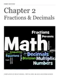 Chapter 2 Fractions & Decimals e-book