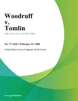 woodruff v. tomlin book cover image