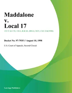 maddalone v. local 17 book cover image