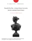 Peaceful Pen Pals: A School-Home-University Service Learning Project (Essay) sinopsis y comentarios