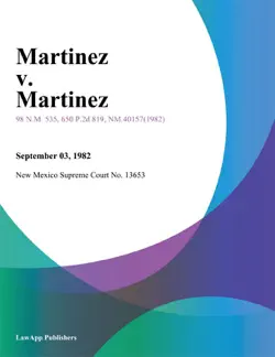 martinez v. martinez imagen de la portada del libro