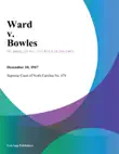 Ward v. Bowles synopsis, comments
