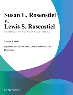 susan l. rosenstiel v. lewis s. rosenstiel book cover image