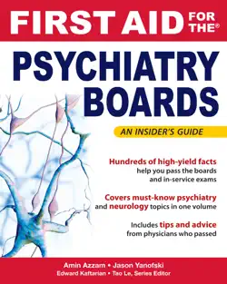 first aid for the psychiatry boards book cover image