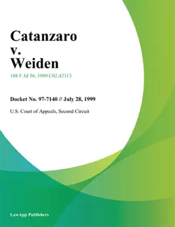 catanzaro v. weiden book cover image