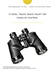 To Bobby, "Shantih, Shantih, Shantih": Bill Gaston's the Good Body. sinopsis y comentarios