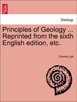 principles of geology ... vol. iii. reprinted from the sixth english edition, etc. book cover image