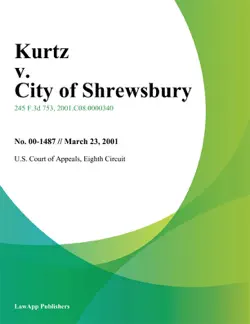 kurtz v. city of shrewsbury book cover image