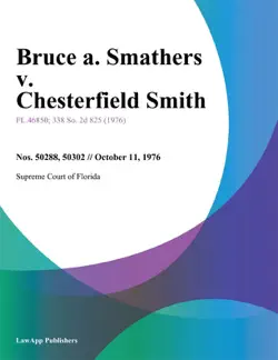 bruce a. smathers v. chesterfield smith book cover image