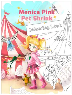 monica pink pet shrink colouring book book cover image