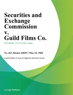 securities and exchange commission v. guild films co. book cover image