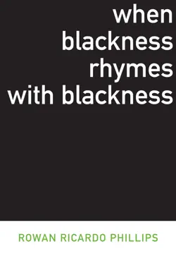 when blackness rhymes with blackness book cover image