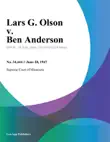 Lars G. Olson v. Ben anderson synopsis, comments