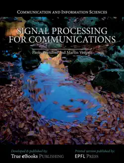 signal processing for communications imagen de la portada del libro