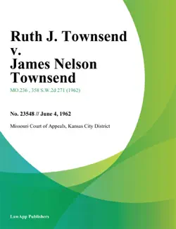 ruth j. townsend v. james nelson townsend book cover image